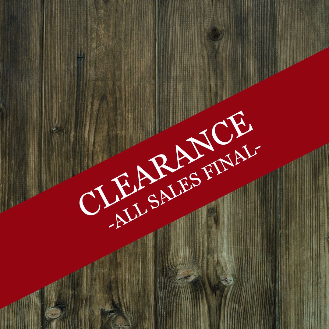Clearance - All Sales Final