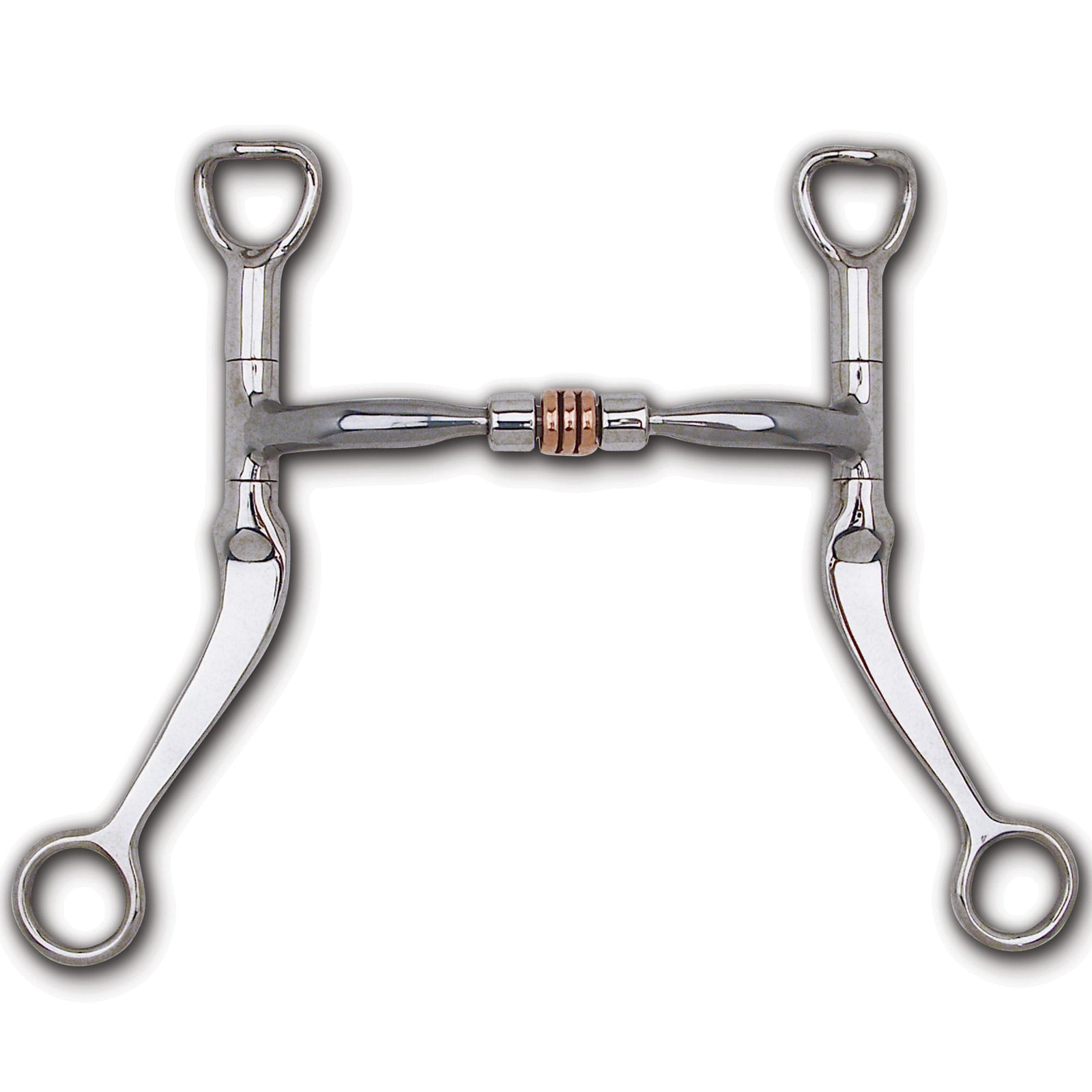 89 Flat Shank w/ Comfort Snaffle Copper Roller MB 03
