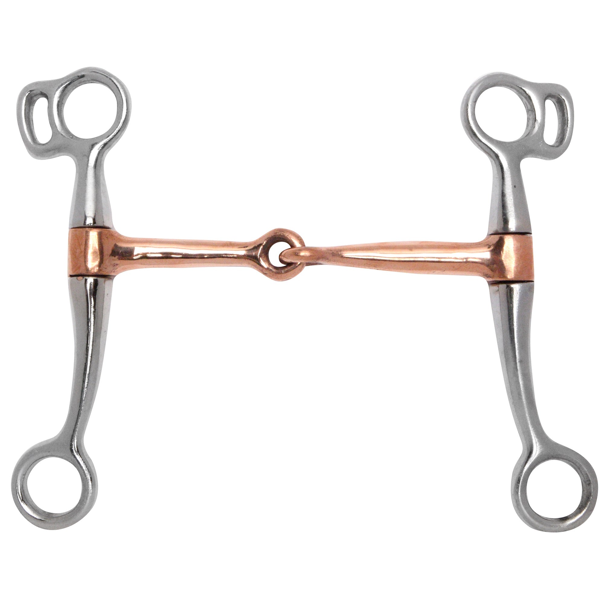 89 Tom Thumb Shank with Chrome-Plated Copper Snaffle