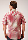 Roper SS Tall Multi Red & Multi Shirt