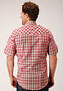Roper SS Tall Multi Red & Multi Shirt