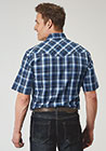 Roper SS 1975 Midnight Plaid Tall Snap Shirt