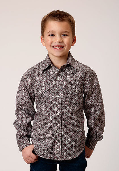 Boys Roper Snap Shirt 1-30-019-1067