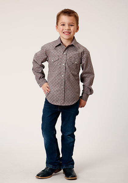 Boys Roper Snap Shirt 1-30-019-1067