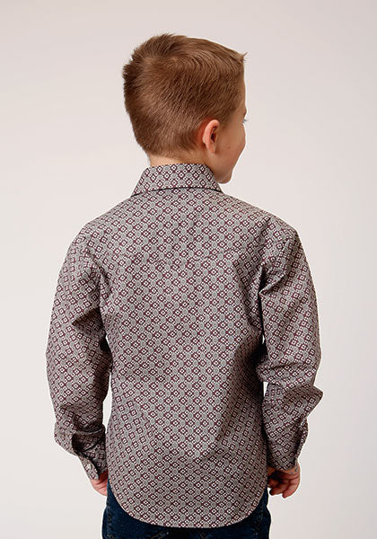 Boys Roper Snap Shirt 1-30-019-1067