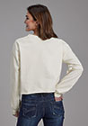 Ladies LS Novelty Fleece Pullover