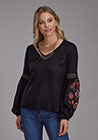 Ladies Embroidery Rayon Blouse