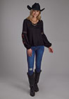 Ladies Embroidery Rayon Blouse