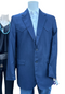 Navy western yoke sports coat