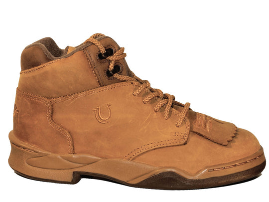 Mns Kiltie Horseshoe Amber Shoe