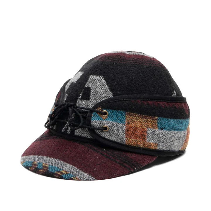 Crown Cap Aztec Wool Blend Railroad Hat