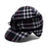 Crown Cap Wool Blend Plaid Railroad Hat