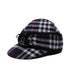 Crown Cap Wool Blend Plaid Railroad Hat