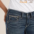Ladies Mid Rise Stretch Whipstitch Jean 10014022