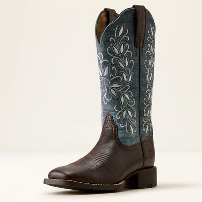 Ariat LDS Round Up Choc. Croc 10080491