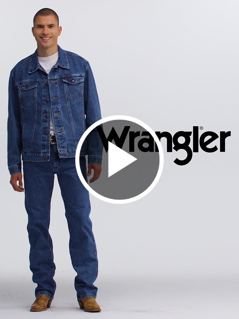 Wrangler Denim Stonewash Jacket Unlined