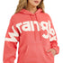 Wrangler Retro Punchy Sweatshirt Coral Hoodie