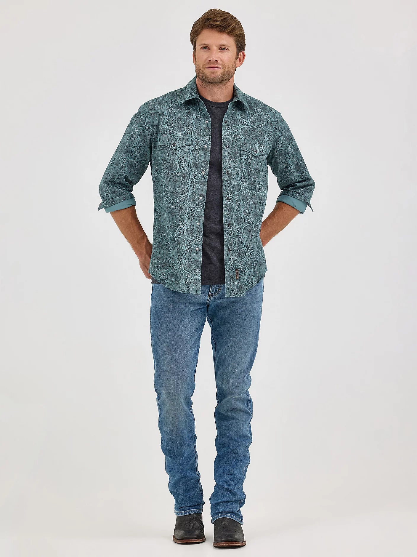 Wrangler Mns Retro Printed Shirt 112368221