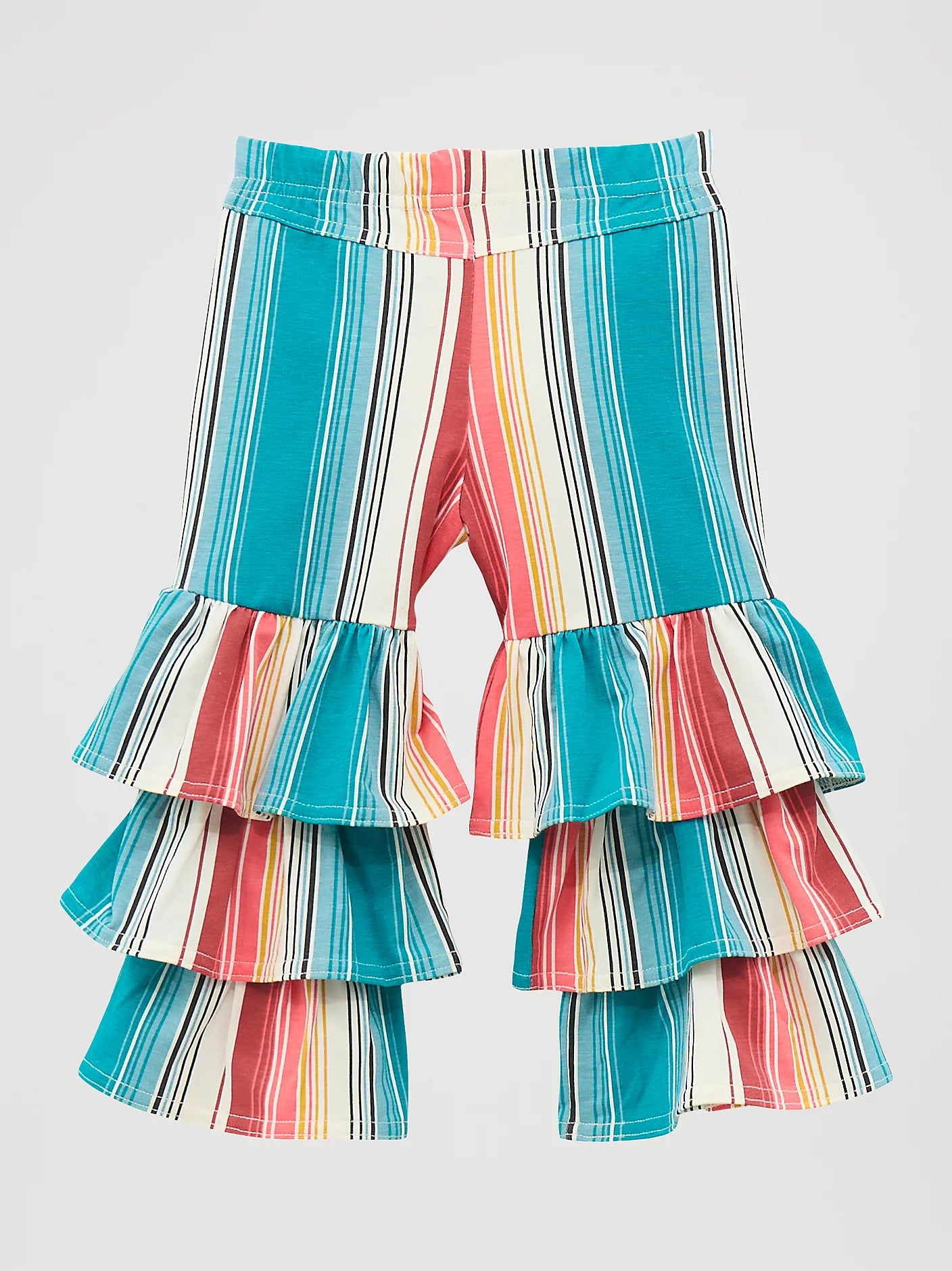 Little Girl's Wrangler Printed Tiered Flare Jean