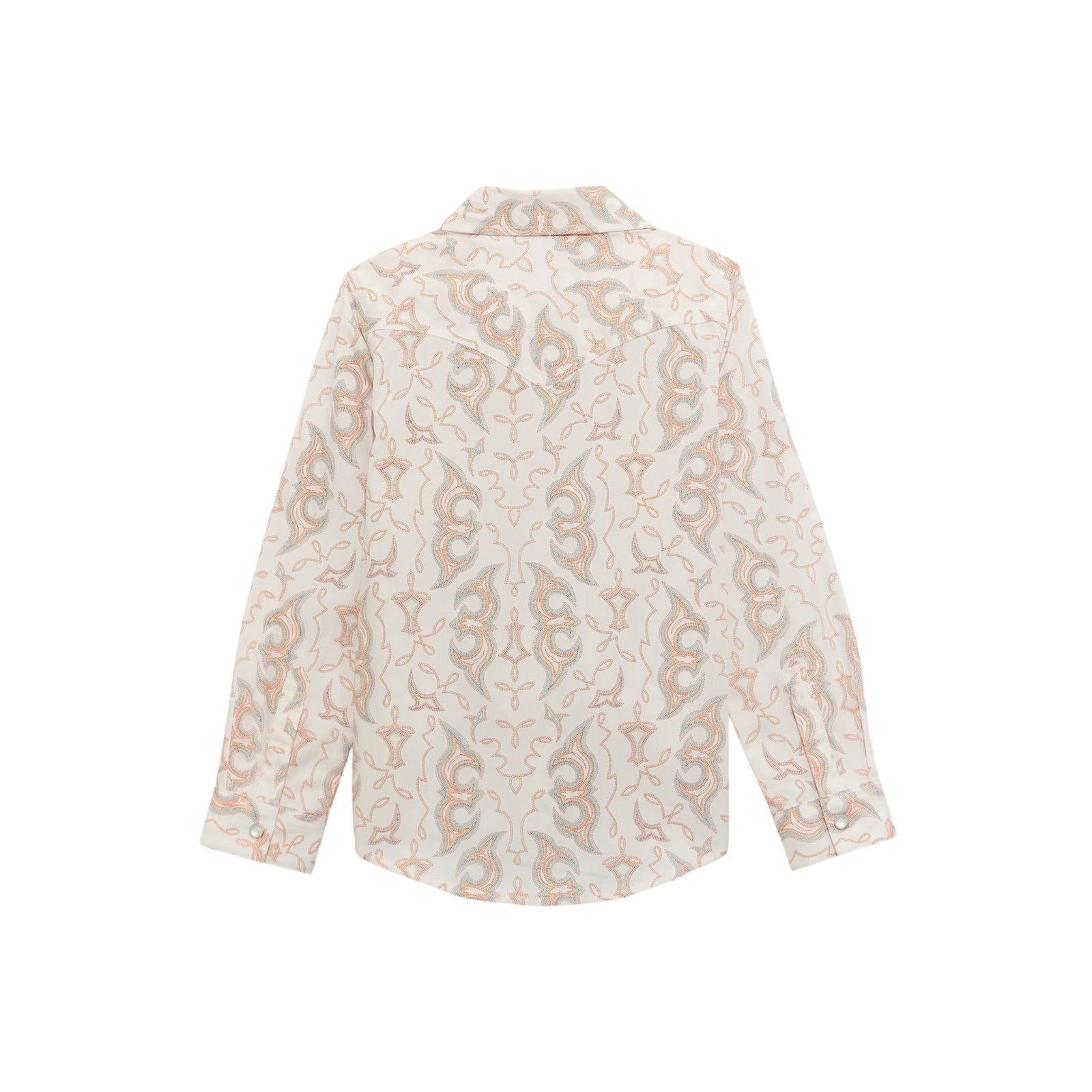 112374705 Girls White Western Top