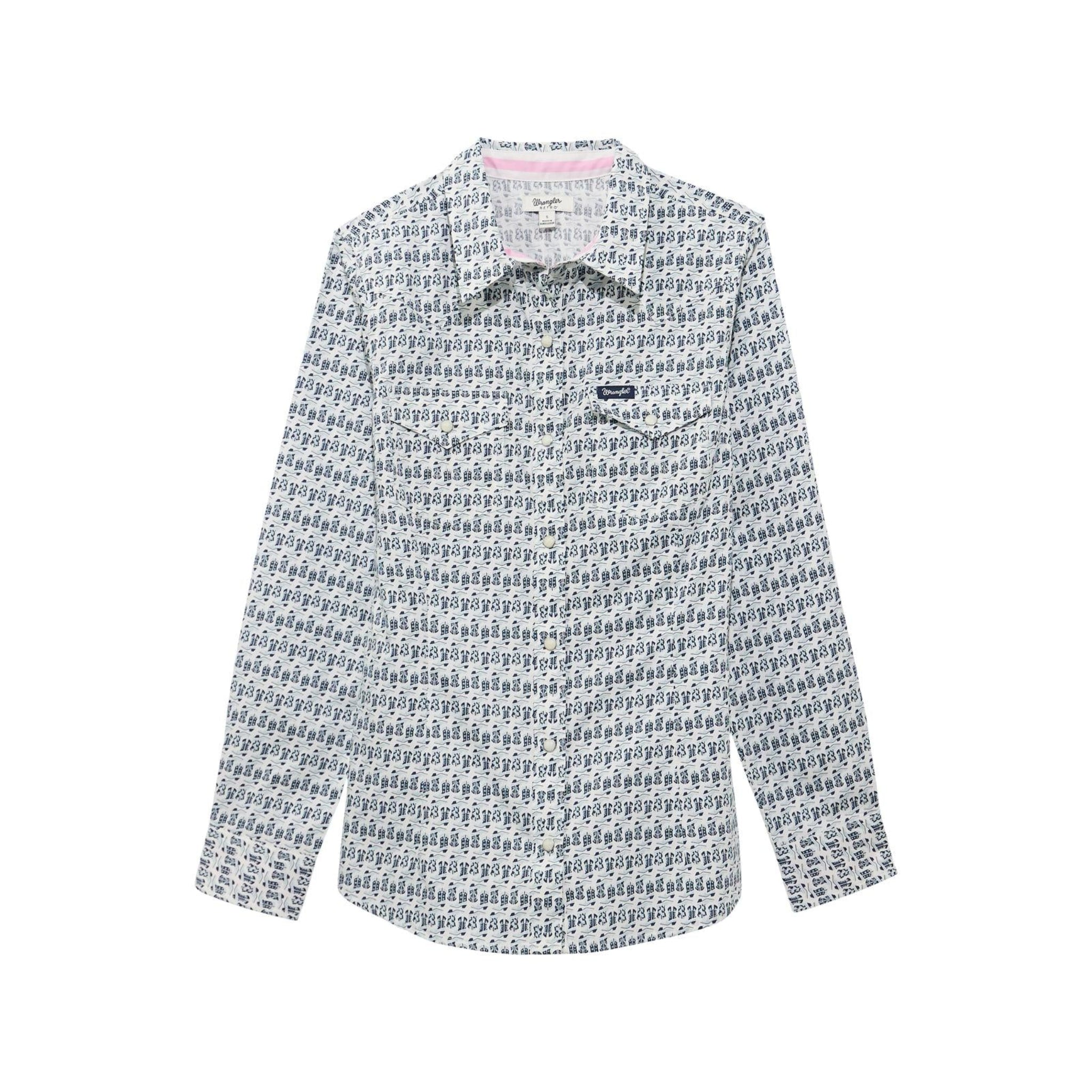 Wmns Wrangler Retro Western Dress Snap Shirt