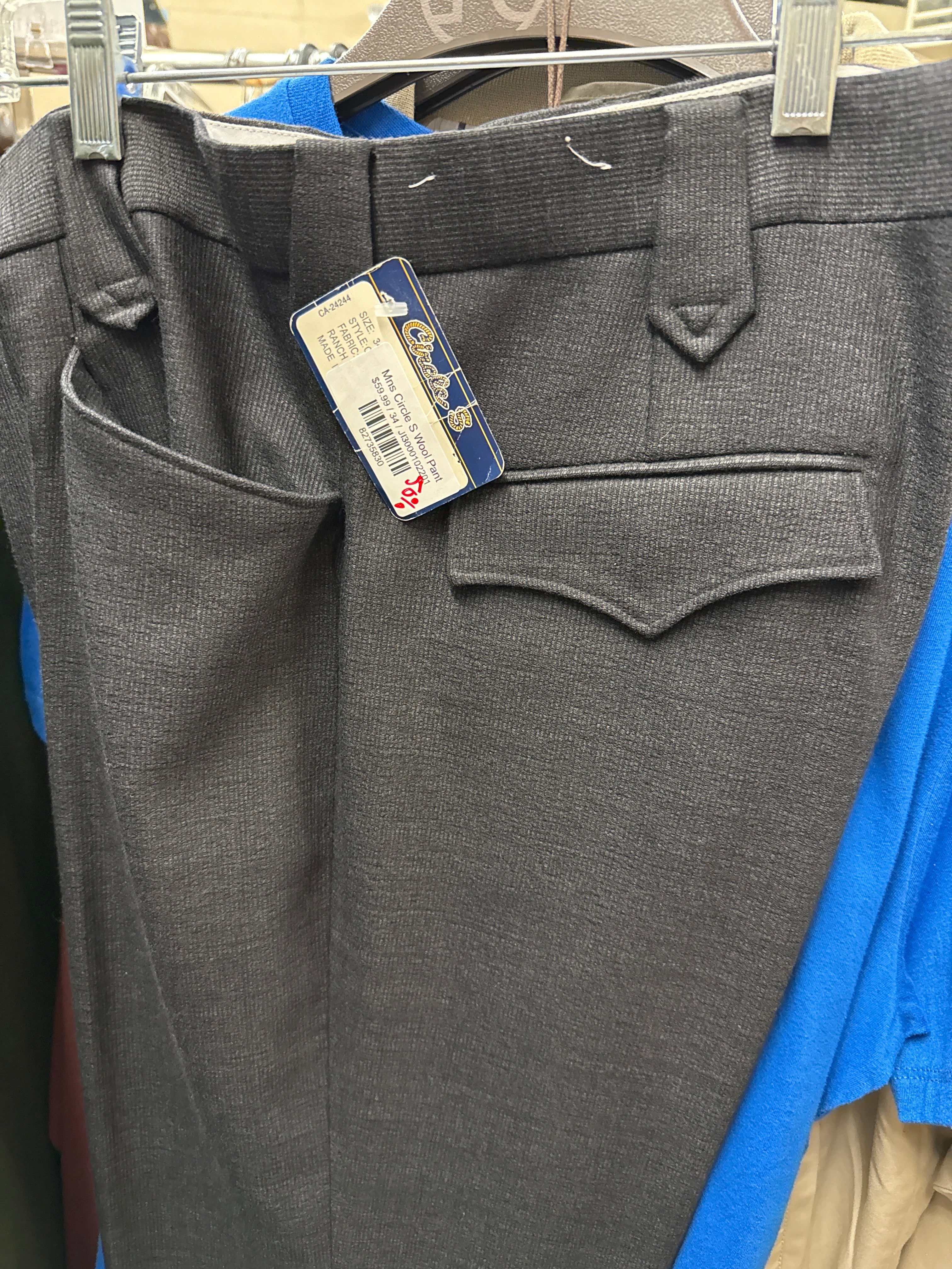 Mns Circle S Wool Pant