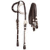 Double-Ear Headstall w/ Silver & Reins