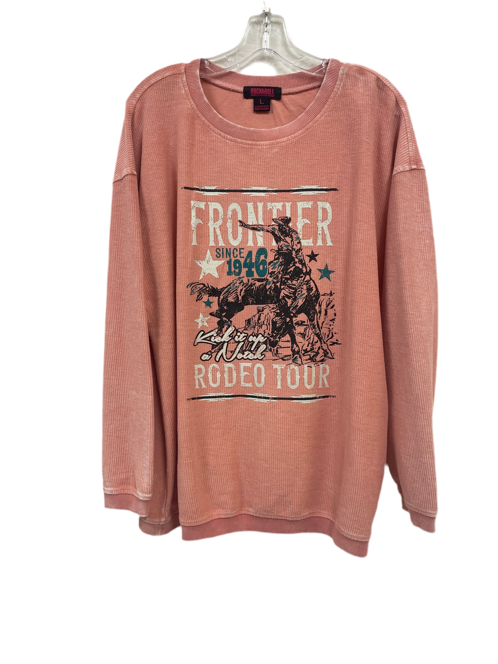 Wmns Coral Pullover with Graphic and Wash
