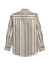Ely Mens LS Textured Stripe Snap Shirt 2029325