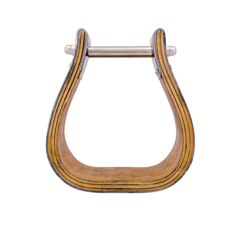 3" Stainless Steel Covered Wood Stirrups