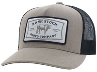 Rank Stock, Hooey Tan/Black 5-Panel Trucker