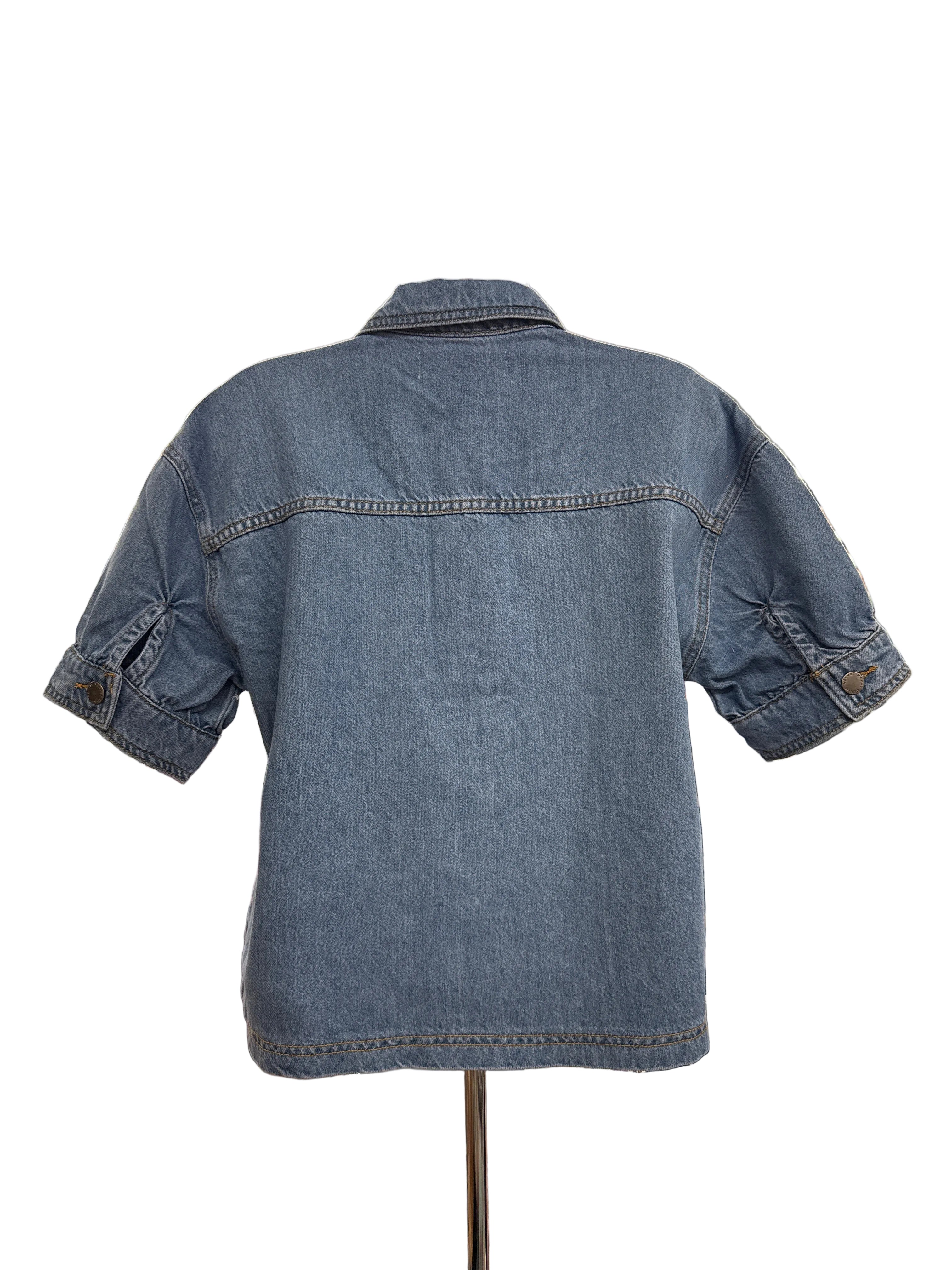 Elvie Sena Blue Denim Shirt
