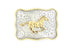 Rectangle Rope Edge Running Horse Buckle 3757452