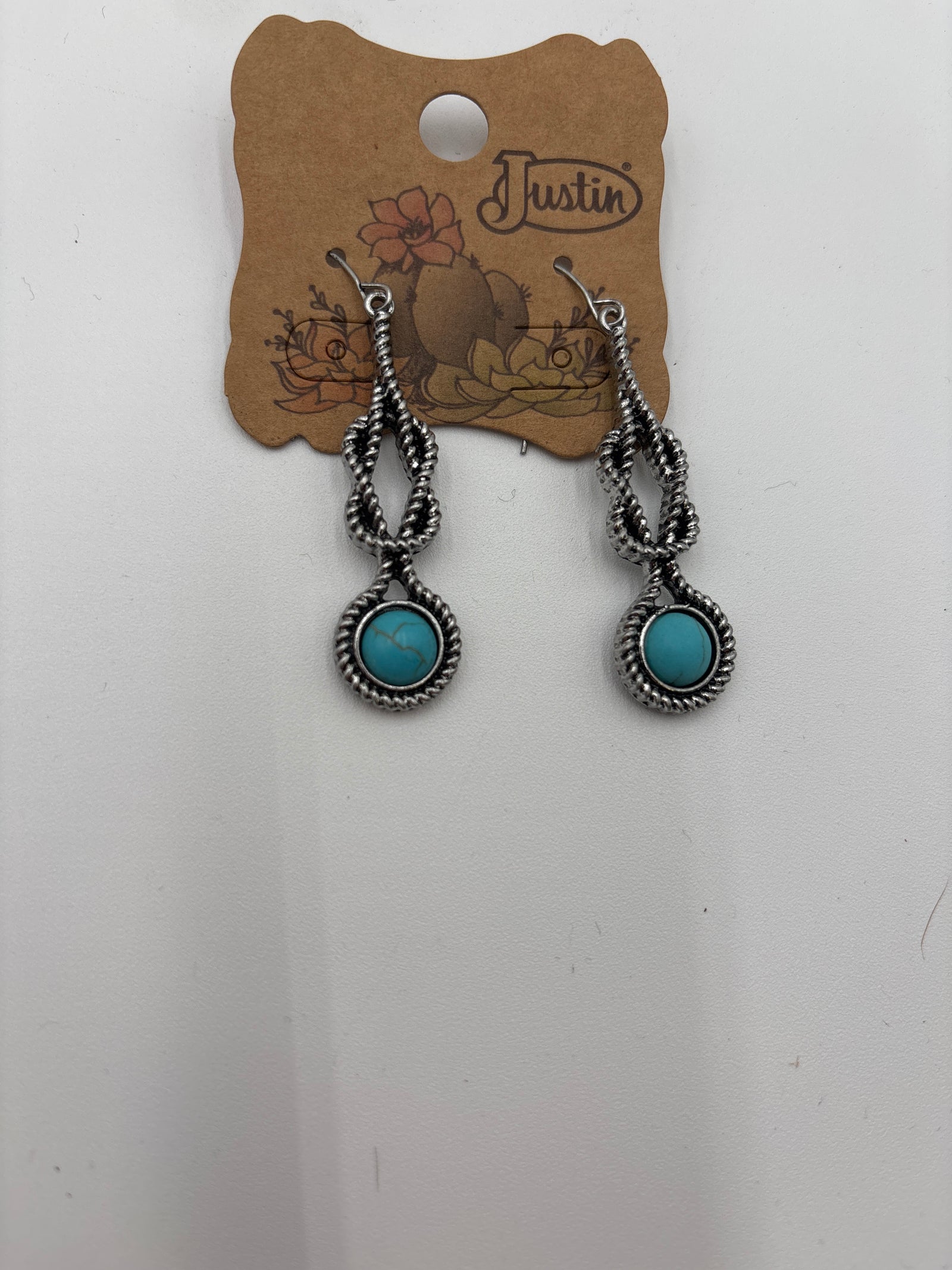 Justin Earing Drop Square Knot