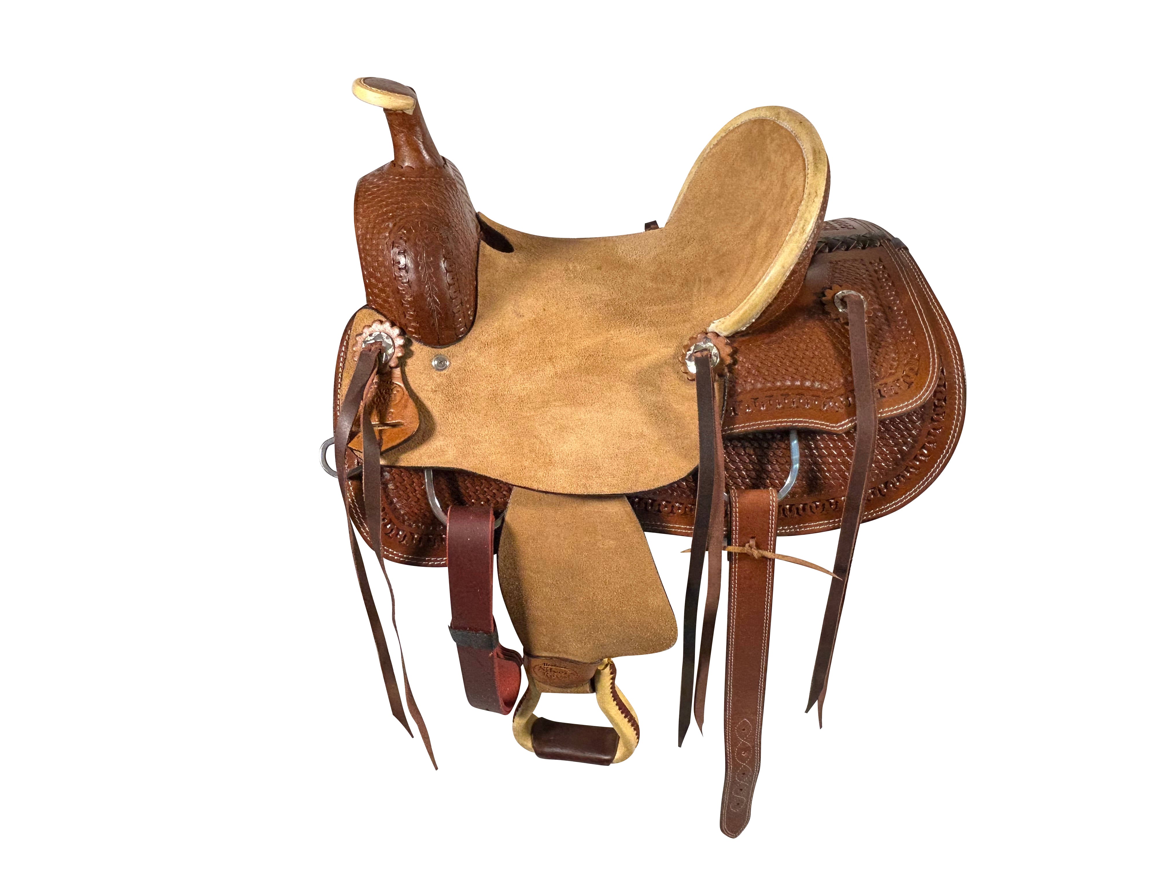 Bodie Hard Seat Youth Ranch Saddle 4