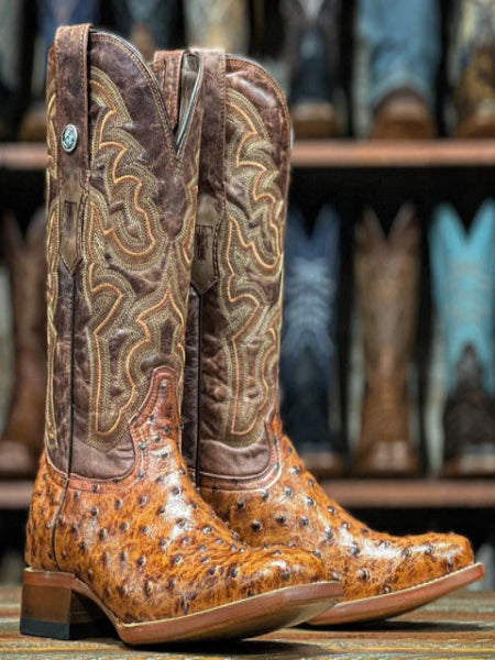 TM Ostrich Print Rustic Cognac TM200961