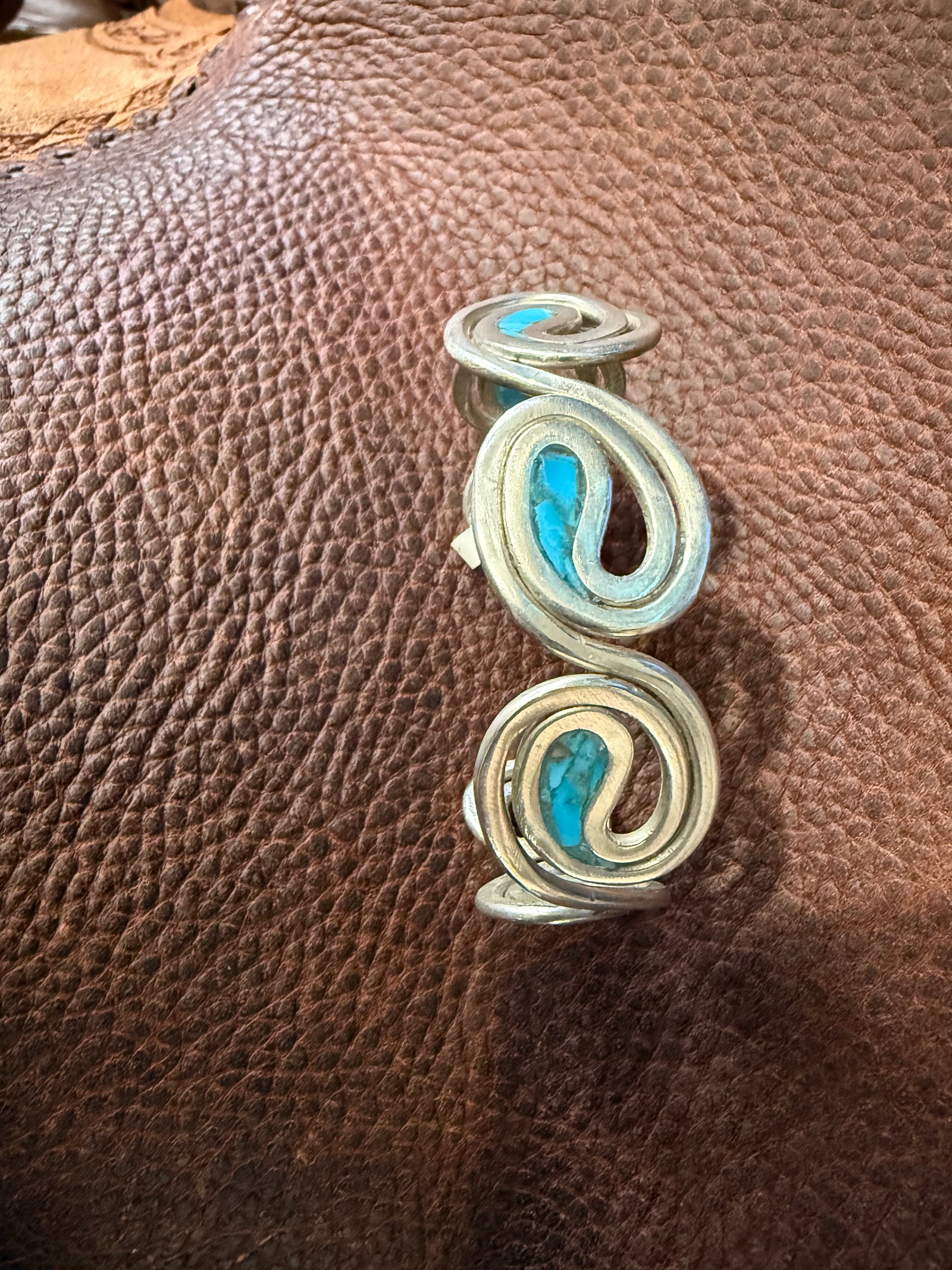 411 Silver Turquoise Bracelet