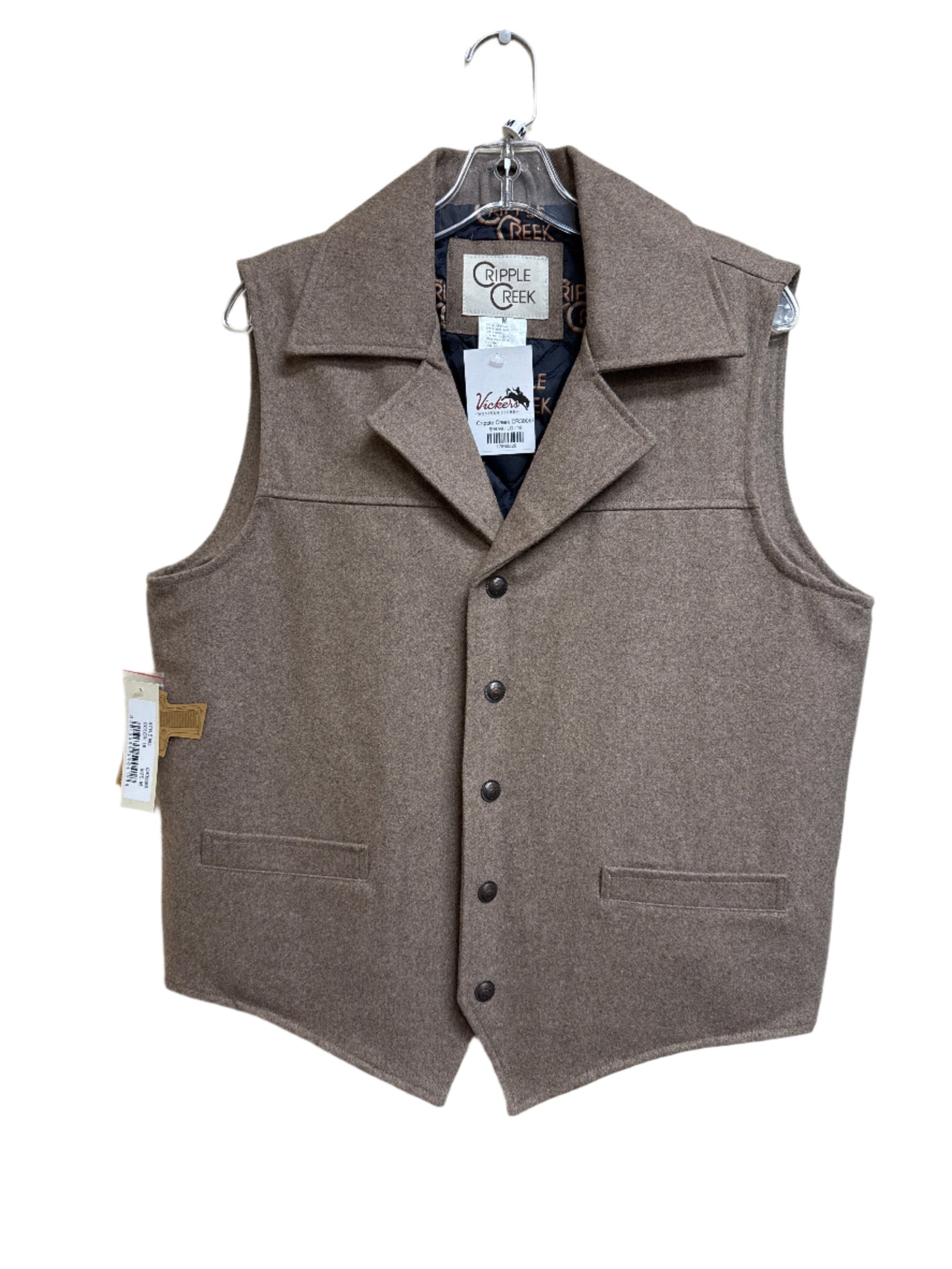 Cripple Creek Wool Vest CR39066