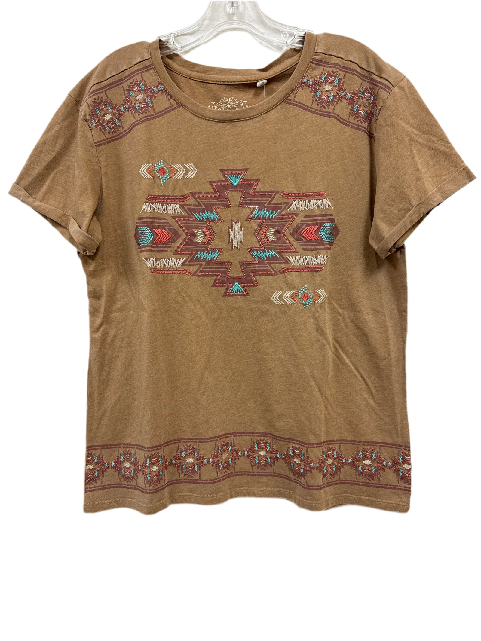 Rock & Roll LW21T03432 Boxy Aztec Graphic Tee