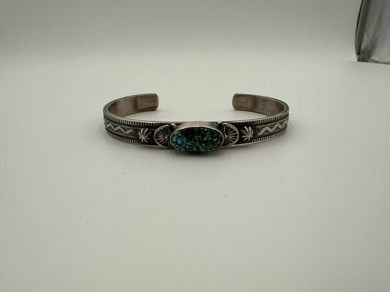 Vintage Sterling Silver Turquoise Bracelet #2