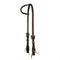 5/8" Headstall 1-Ear CHOC Rough Out