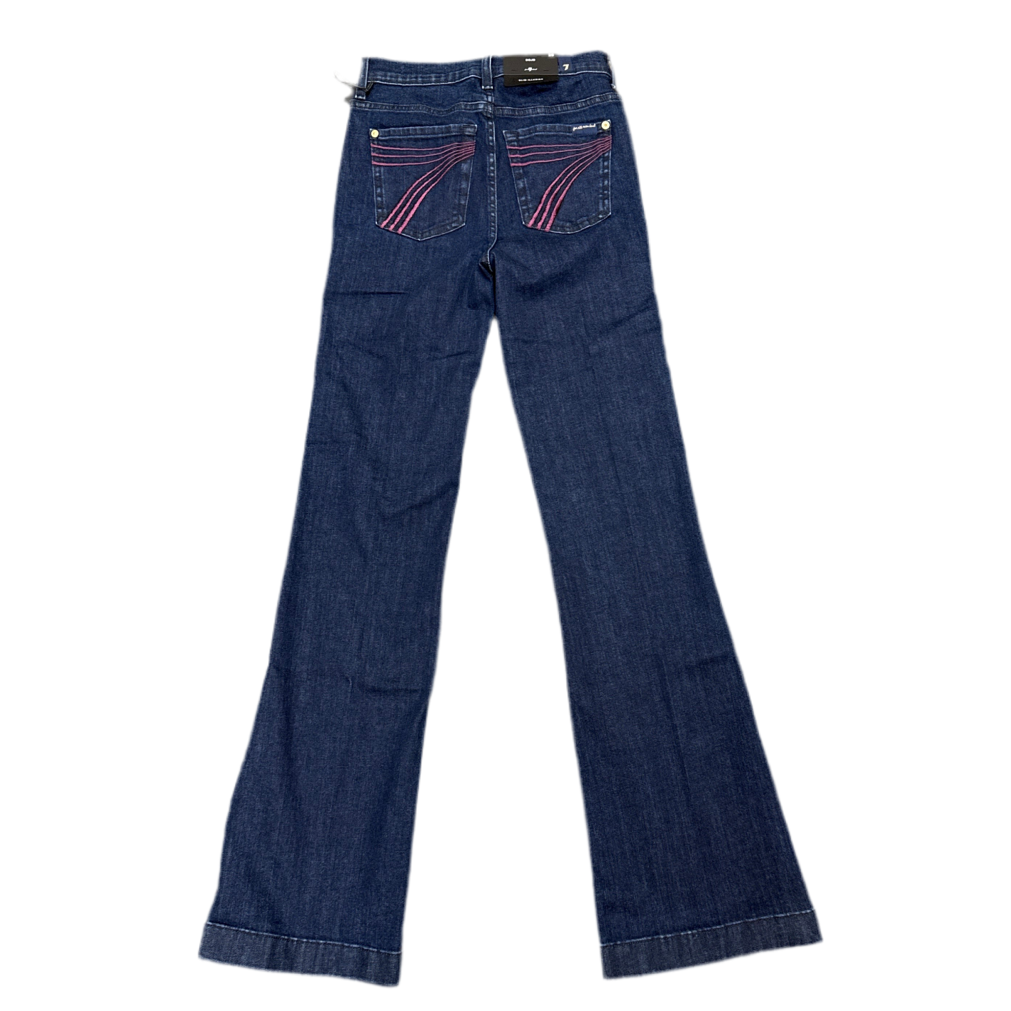 Womens Dojo classical jean with pink purple pocket