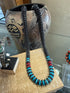 Navajo Kingman Turquoise & Hematite Necklace