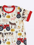 Vintage Tractor Boy Romper