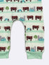 Mint Cattle Boy Romper