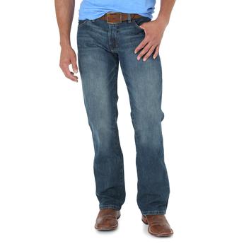 77MWZRW Wrangler Retro Slim Boot Jean River Wash