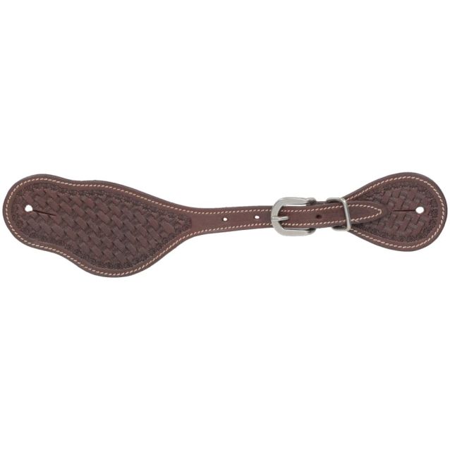 215 Basket Weave Harness Spur Strap