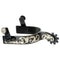 Spurs with Silver Floral 78-9712L-0-0