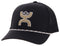 Hooey Sterling Black 6-Panel Trucker