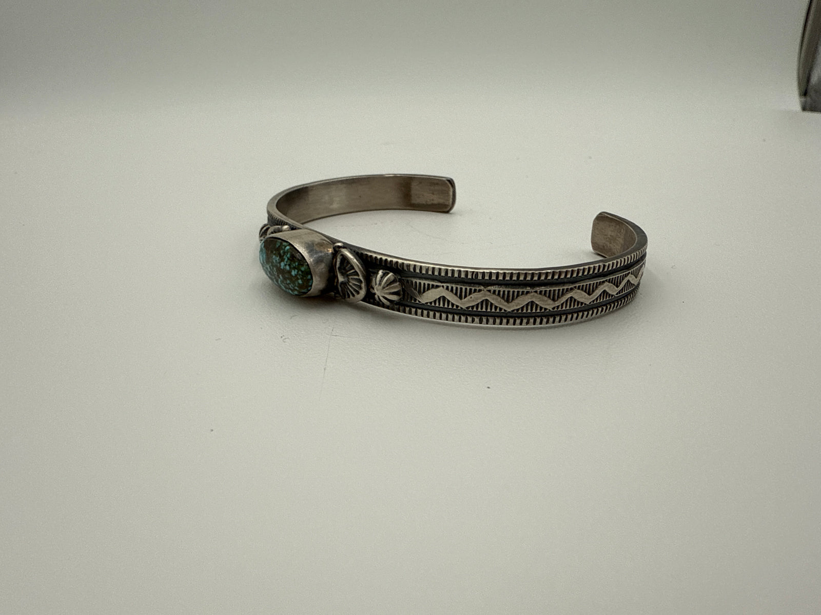 Vintage Sterling Silver Turquoise Bracelet #2